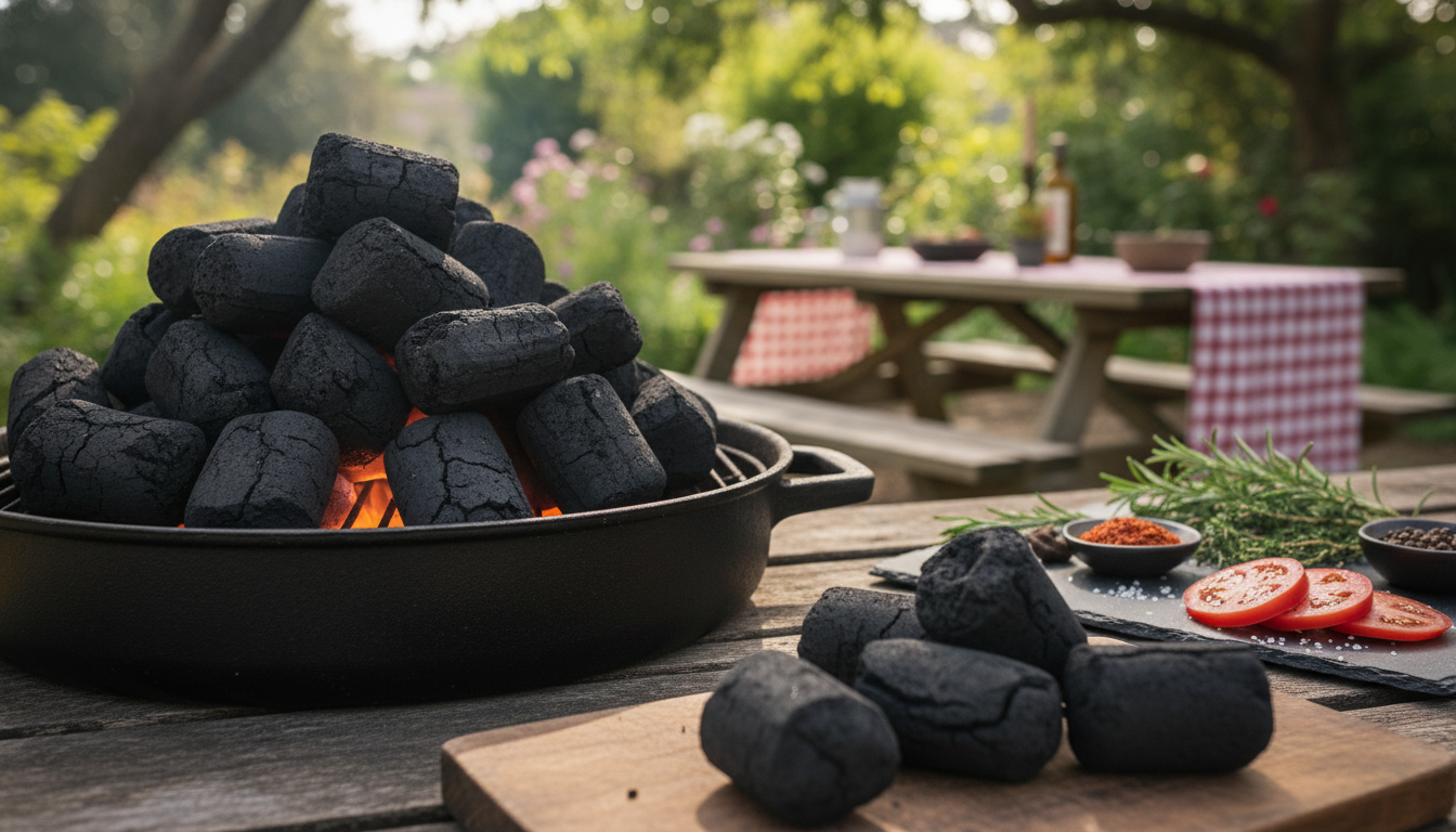 benefits of using charcoal briquettes
