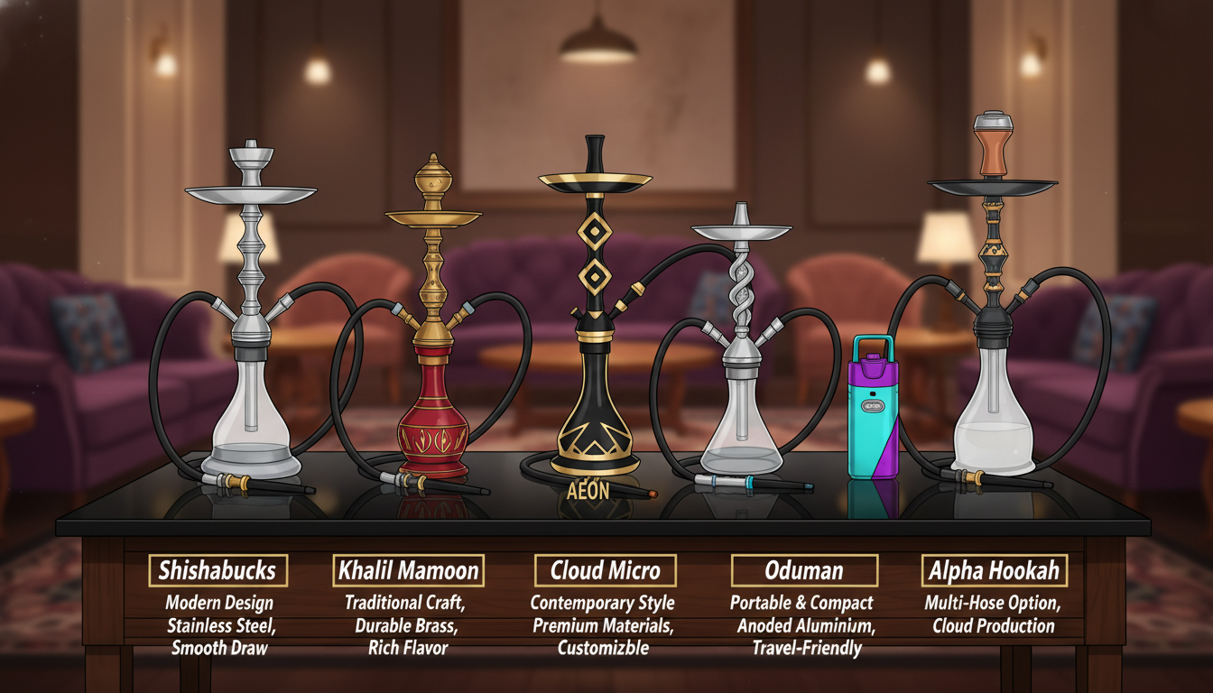 comparing hookah manufacturers