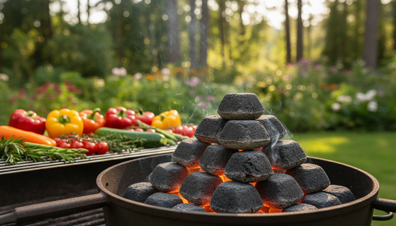 eco-friendly charcoal briquettes