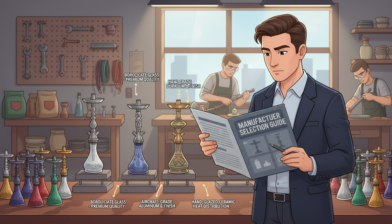 how to choose right manufacturer in hookah industry