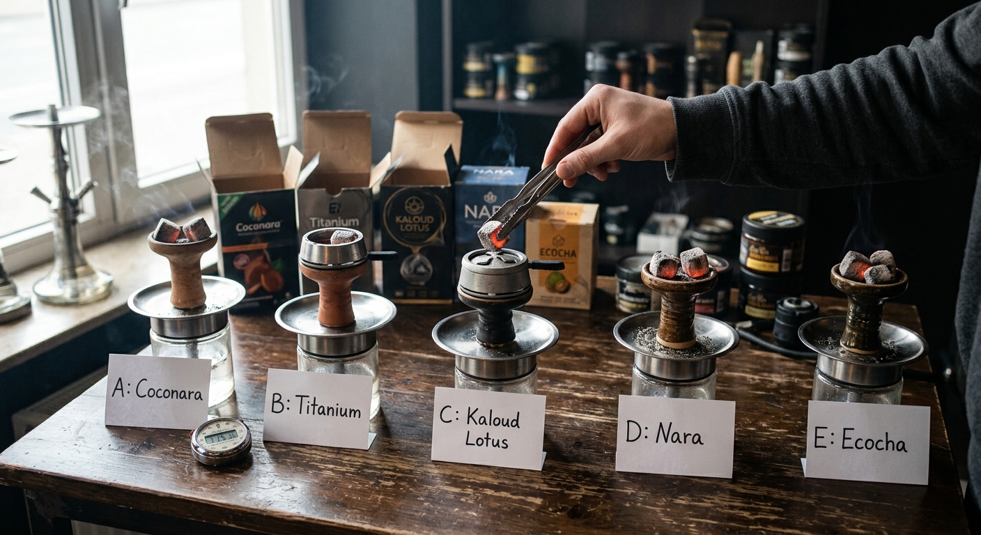 Hookah Charcoal Burn Time Comparison: Maximizing Your Shisha Sessions