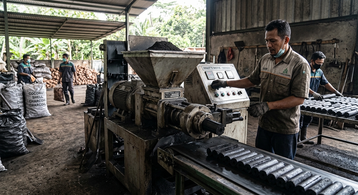 The Ultimate Guide to the Charcoal Briquette Machine in Indonesia